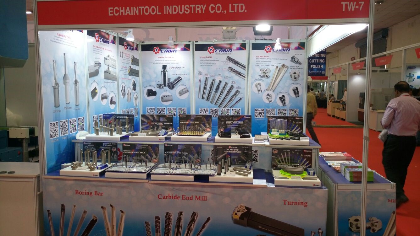 AMTEX 2018 with Echaintool Cutting tools in Taiwan