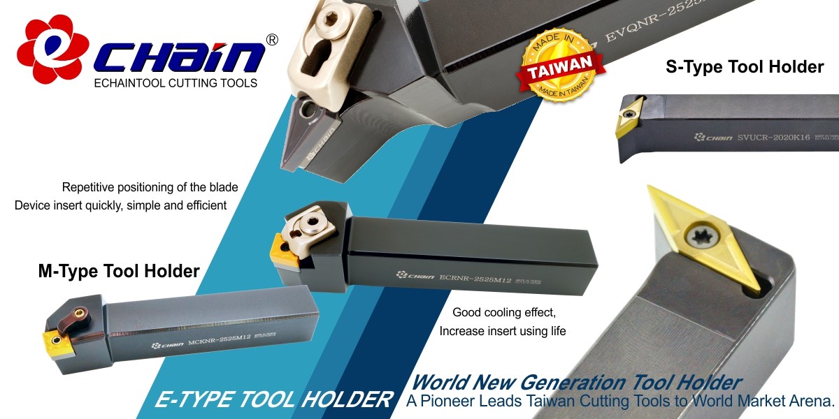External turning tools of Echaintool Top brand cutting tools in Taiwan