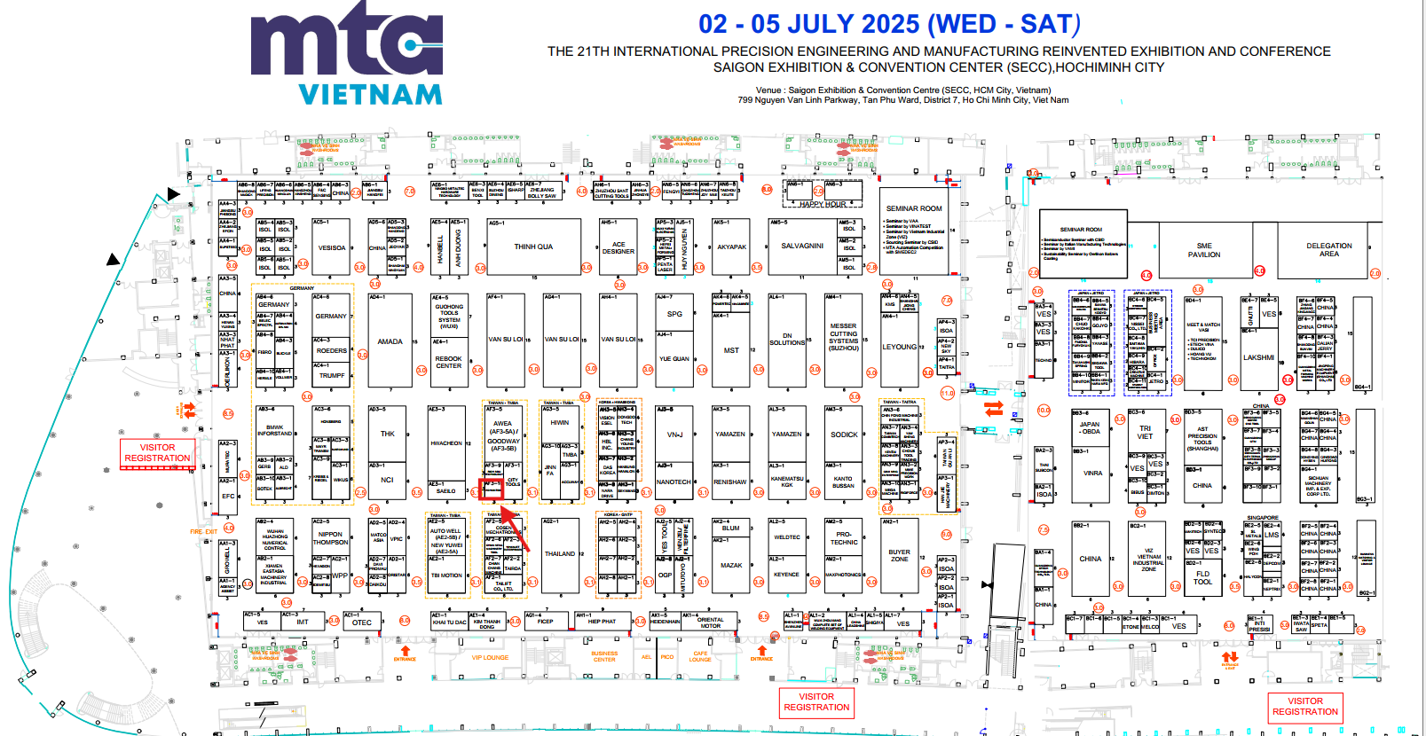 Floor Map in MTA 2025 with Echaintool