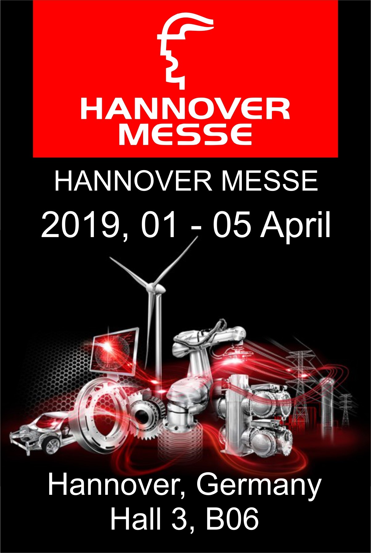 Hannover Messe 2019 with Echaintool from Taiwan